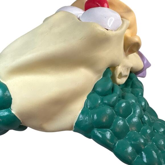 Vintage 2002 The Simpsons "Krusty the Clown" Vinyl Halloween Mask Matt Groening - Picture 12 of 16